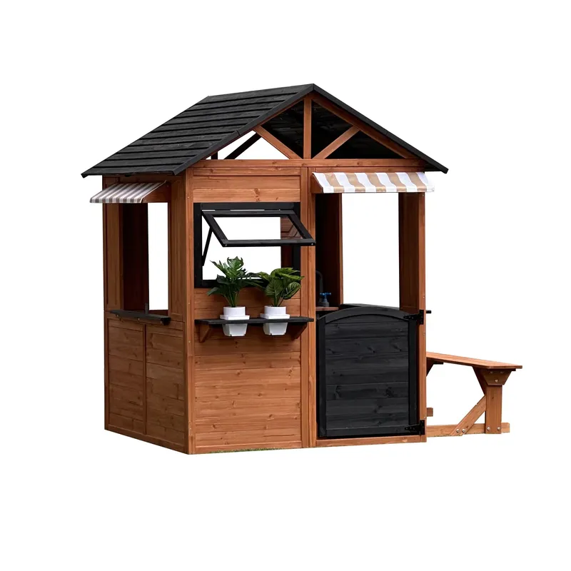 Kids Outdoor Climbing Frame - Casa de Muñecas de Madera para