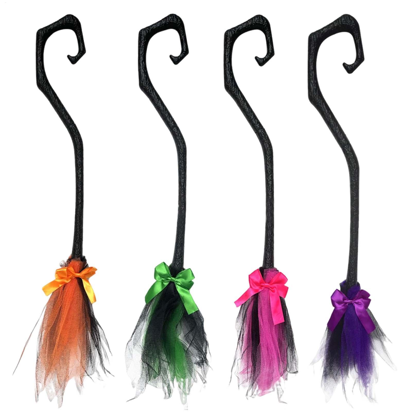 Kids Outdoor Broom - Escoba de Bruja, Accesorio de Disfraz