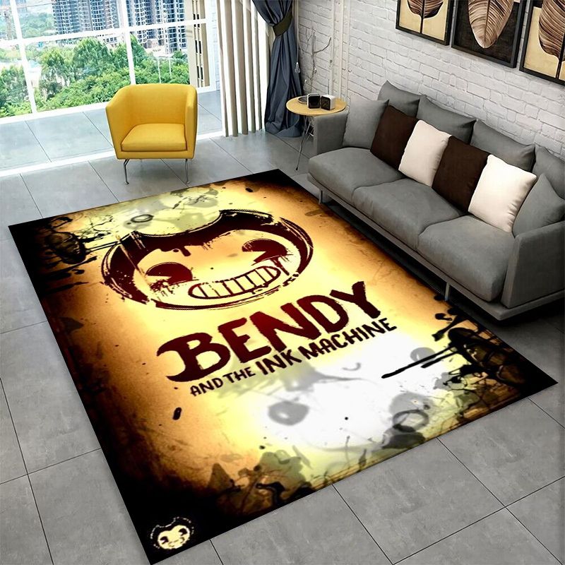 Kids Outdoor Area - Alfombra antideslizante con diseño de dibujos