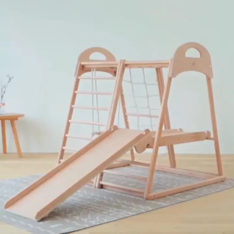 Kids Outdoor Climbing Frame - Estructura de Escalada de Madera Montessori