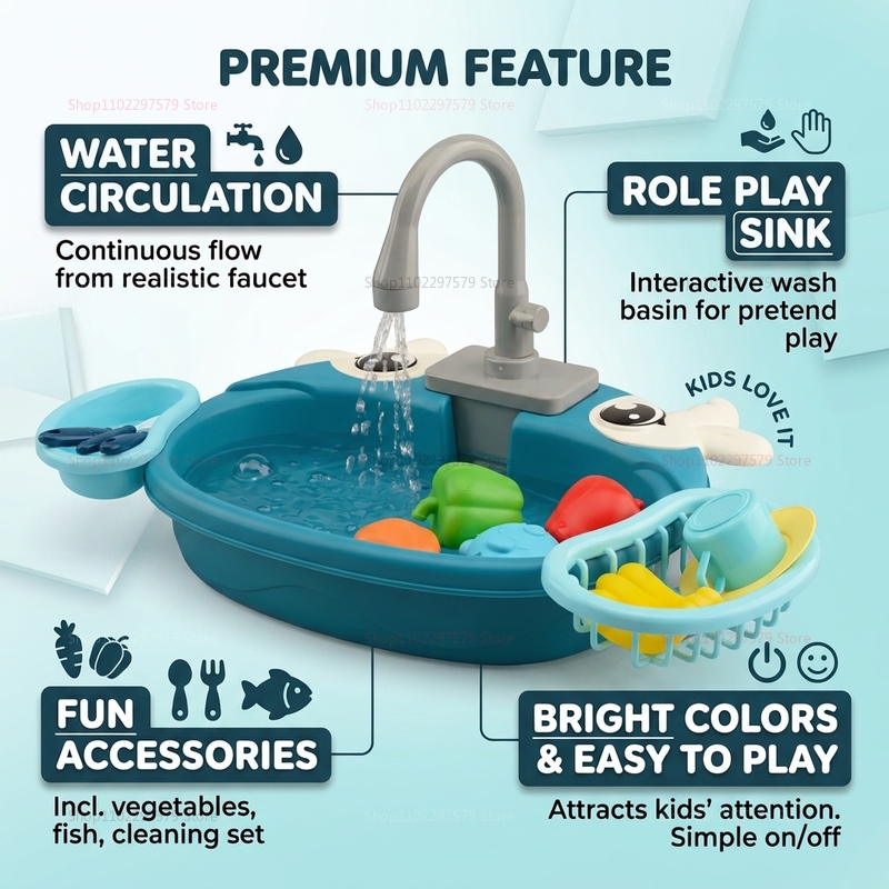 Juguete de Fregadero Interacti - Kids Outdoor Kitchen Accessories reseña y precio
