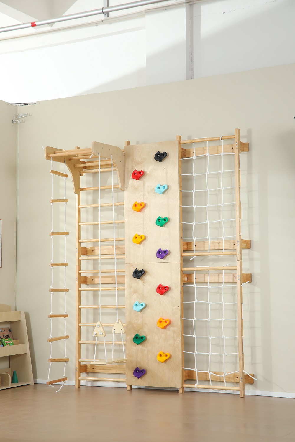 Escalera sueca de madera maciz - Kids Outdoor Climbing Frame reseña y precio
